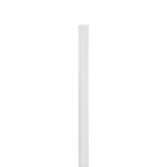 Perfil Embutir Alumínio 24x7mm Com Mola 2m - Branco Fosco