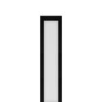 Perfil Embutir Alumínio 24x7mm Com Mola 3m - Preto