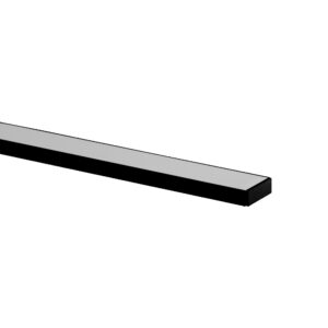 Perfil Sobrepor Alumínio 30x10mm 2m - Preto