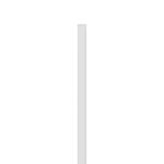 Perfil Sobrepor Alumínio 30x10mm 2m - Branco Fosco