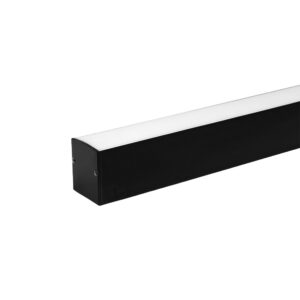 Perfil Sobrepor 35x40mm 3m - Preto