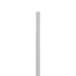 Perfil Embutir Alumínio 40x10mm 3m - Branco Fosco