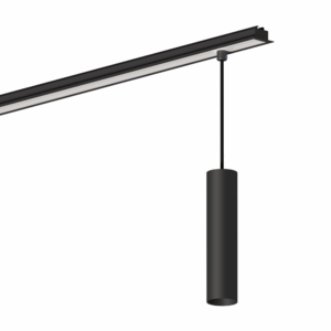 Módulo Pendente Tubo para Perfil - Preto