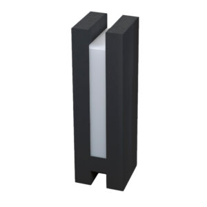 Balizador LED Lumos 30cm 127V - Preto Fosco