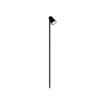 Balizador Drop 50cm IP54 1xGU10 - Preto Fosco