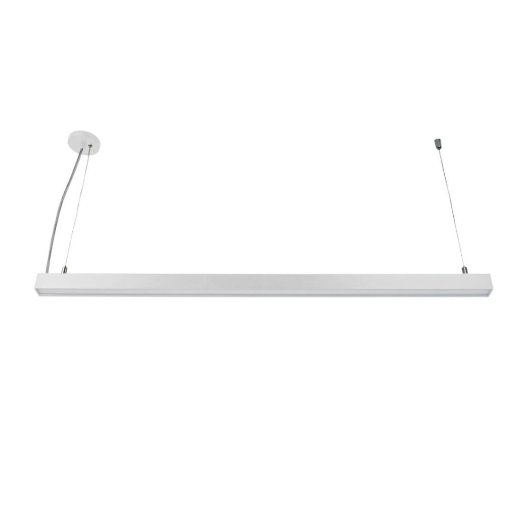 Pendente LED Mizan 1m 30W Bivolt 3.000K - Branco Fosco