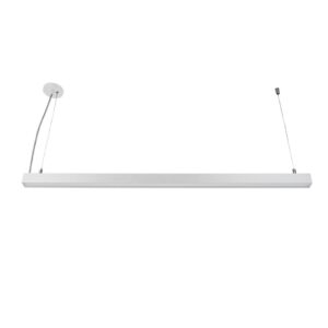 Pendente LED Mizan 1m 30W Bivolt 3.000K - Branco Fosco