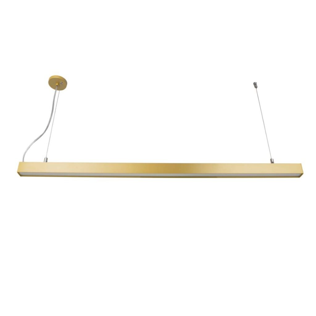 Pendente LED Mizan 1m 30W Bivolt 6.500K - Dourado