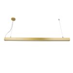 Pendente LED Mizan 1m 30W Bivolt 6.500K - Dourado