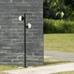 Poste Balizador Perle Duplo 1,1m IP54 2XG9 - Preto Fosco