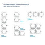 Conector para Spot Clean Embutir MR11/MR16