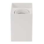 Spot Clean Sobrepor MR16 Quadrado Branco 1xGU10
