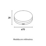 Sensor IR Smart 5V USB Preto - Wi-Fi