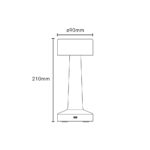 Luminária de Mesa LED Dolly 5W Temperatura de Cor Ajustável - Branco