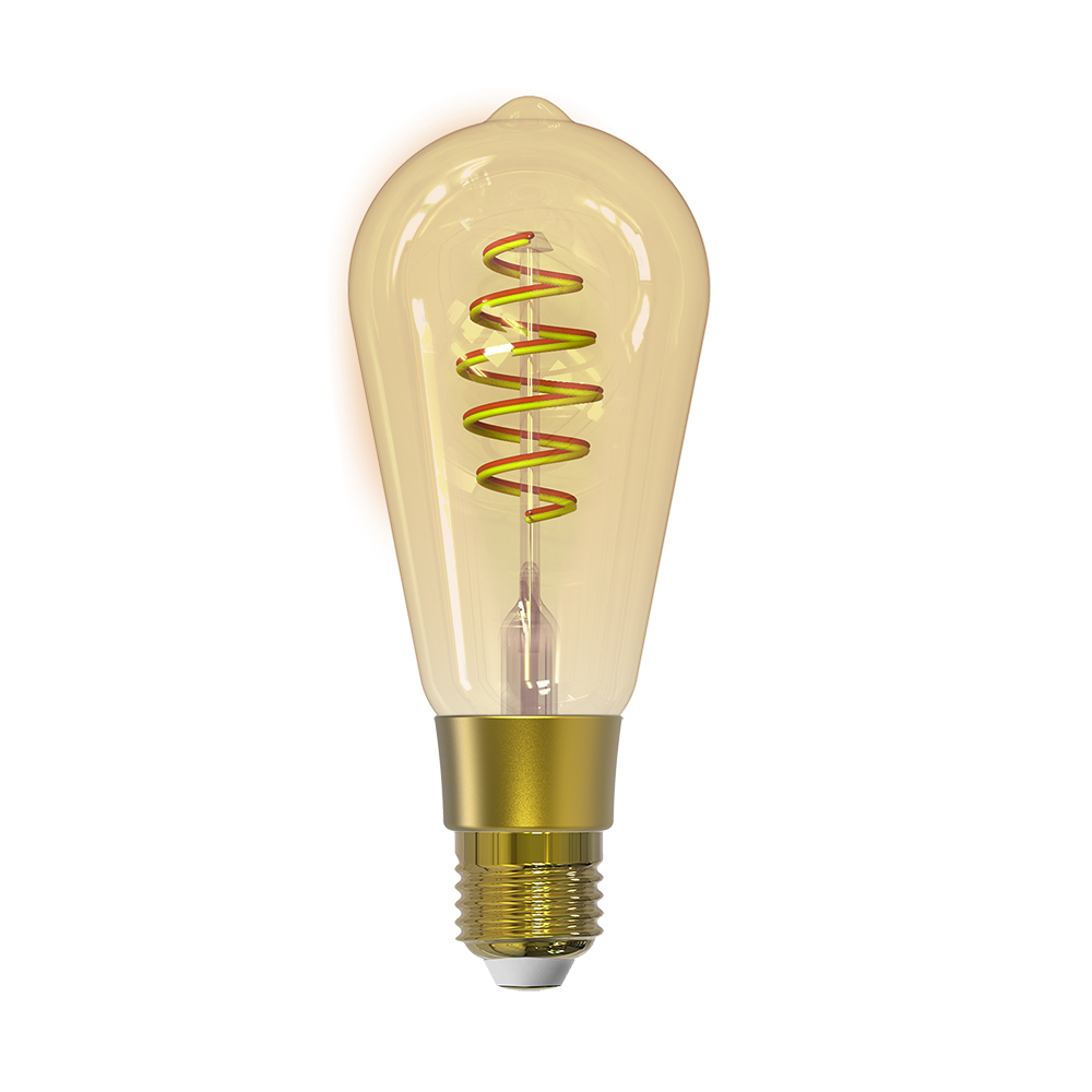Lâmpada Filamento Smart ST64 6W E27 Bivolt 1.800 - 2.400K