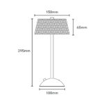 Luminária de Mesa LED Olga 3W Temperatura de Cor Ajustável - Dourado