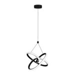 Pendente LED Lupi Bivolt 24W 3.000K Preto