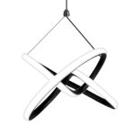 Pendente LED Lupi Bivolt 24W 3.000K Preto
