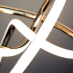 Pendente LED Lupi Bivolt 24W 4.000K Dourado