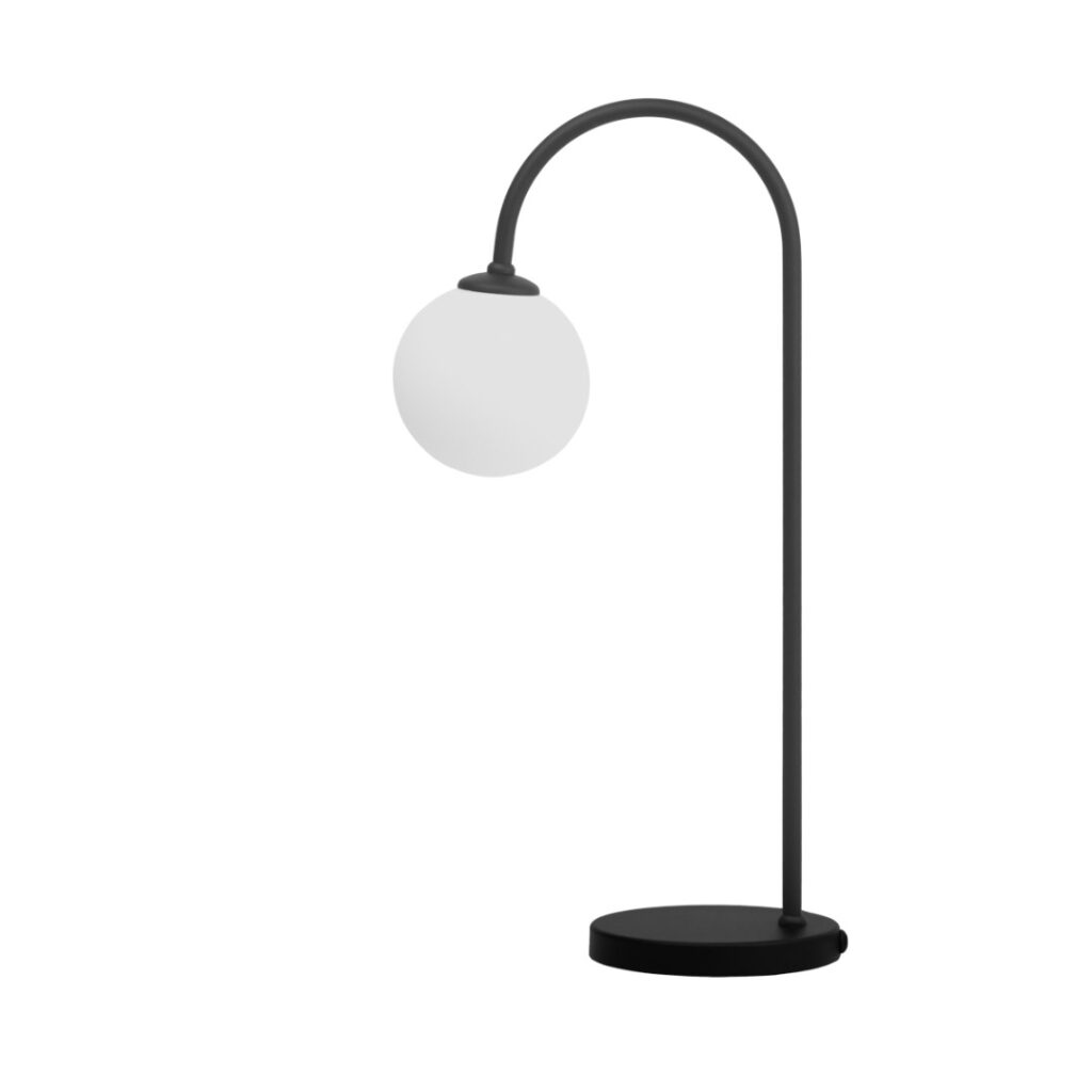 Luminária de Mesa Macadâmia 1xG9 Bivolt - Preto Liso