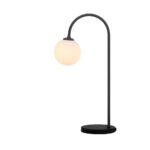 Luminária de Mesa Macadâmia 1xG9 Bivolt - Preto Liso