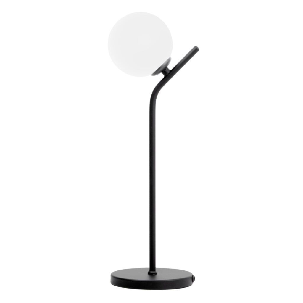 Luminária de Mesa Luna 1xG9 Bivolt - Preto Liso