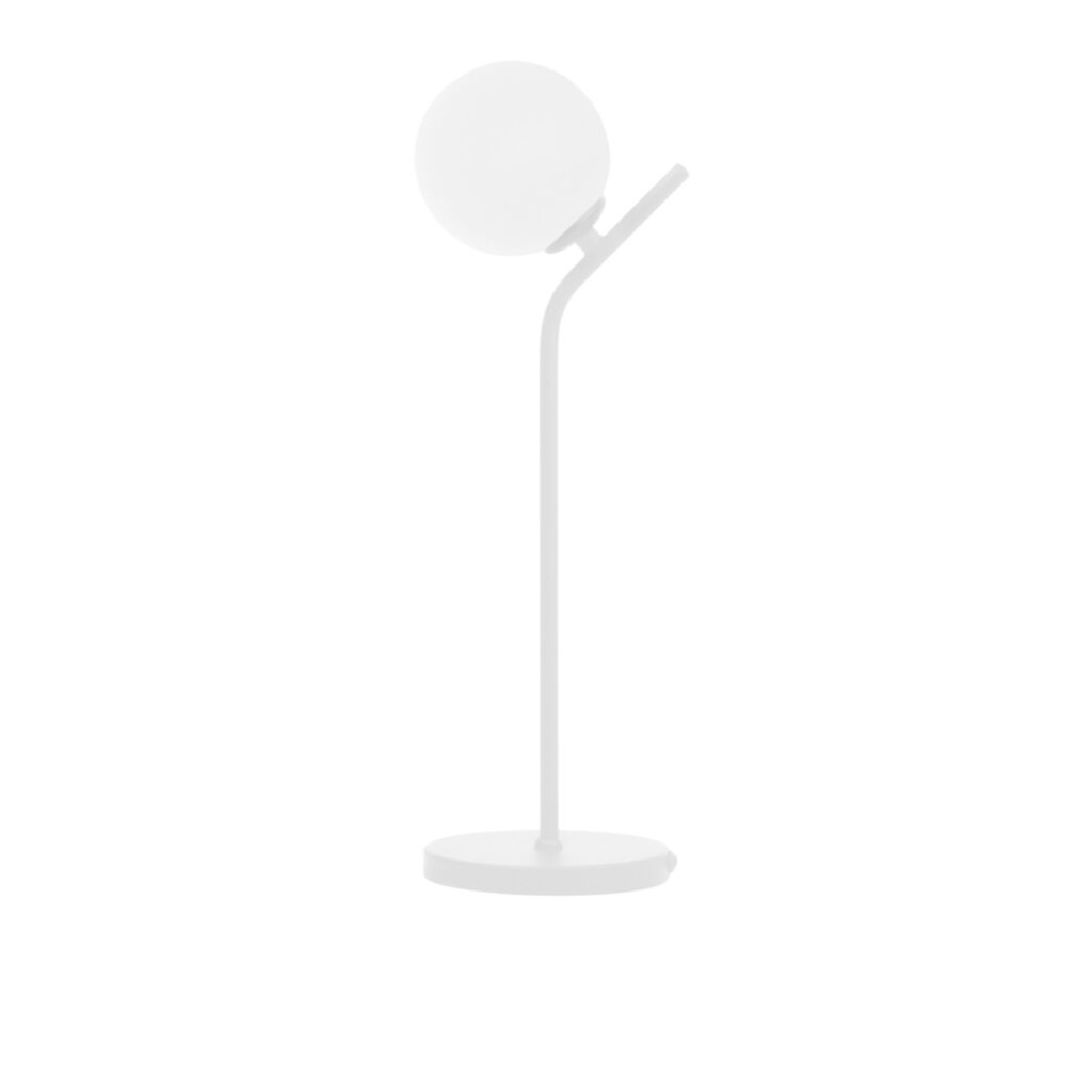 Luminária de Mesa Luna 1xG9 Bivolt - Branco Fosco