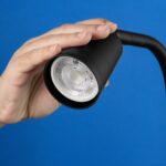Luminária de Mesa Artic 1xGU10 Bivolt - Preto Liso