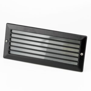 Balizador Einbau Com Grade - Preto Fosco