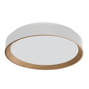 Plafon LED Arbos Redondo 48cm 48W Bivolt Temperatura de Cor Ajustável - Branco