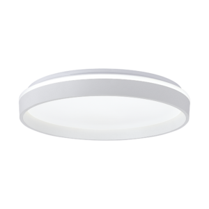 Plafon LED Duetto Redondo 49cm 48W Bivolt Temperatura de Cor Ajustável - Branco