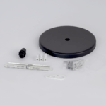 Pendente Tubo 30cm - Preto Liso