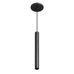 Pendente Tubo 40cm - Preto Liso