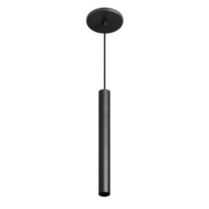Pendente Tubo 40cm - Preto Liso