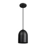 Pendente Madá Alumínio - Preto Liso