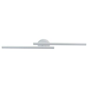 Plafon LED Zig 80cm 24W Bivolt 3.000K - Branco Fosco
