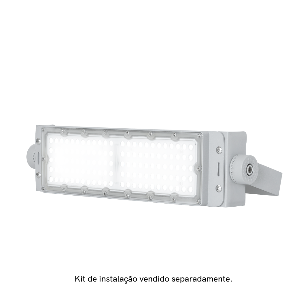 Projetor Modular BPM 100W Bivolt 3.000K - Cinza