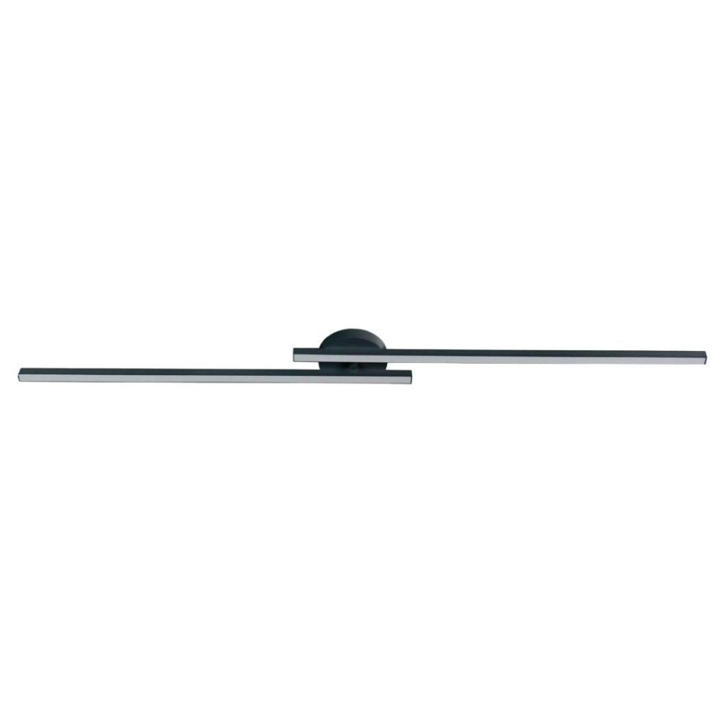 Plafon LED Zig 120cm 30w Bivolt 3.000K - Preto