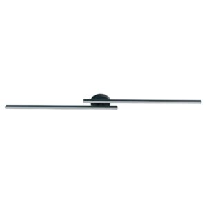 Plafon LED Zig 120cm 30w Bivolt 3.000K - Preto