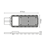 Luminária Urbana LED PRO 200W IP66 Bivolt 6.500K - Preto