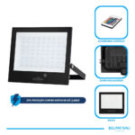 Refletor LED Play 100W Alumínio Bivolt IP66 RGB