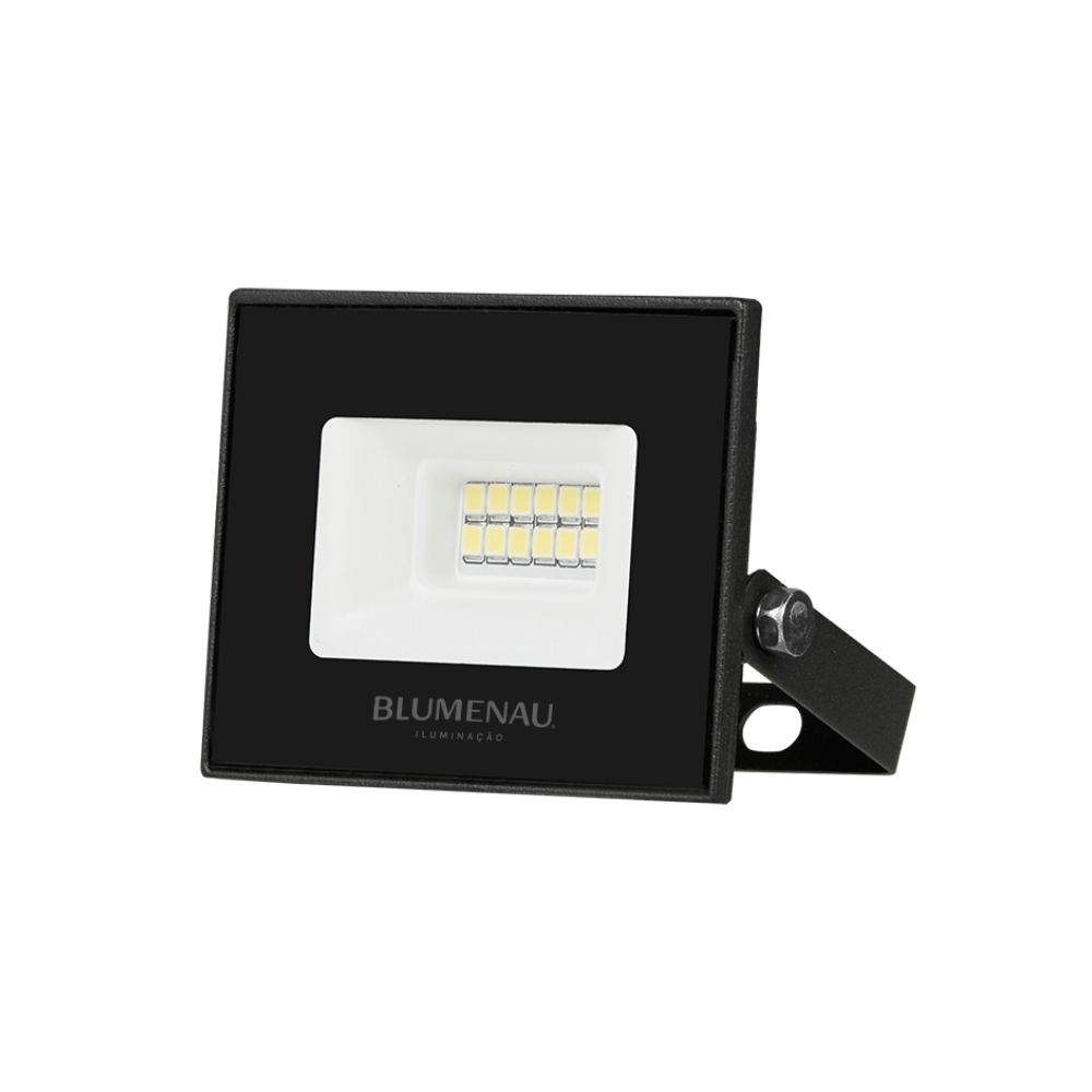 Refletor LED Play 10W Alumínio Bivolt IP66 Luz Verde