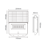 Refletor LED Play Solar 100W IP66 6.500K - Preto