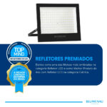 Refletor LED Play 200W Alumínio Bivolt IP66 6.500K