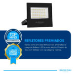 Refletor LED Play 50W Alumínio Bivolt IP66 4.100K