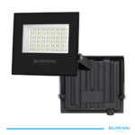 Refletor LED Play 50W Alumínio Bivolt IP66 Luz Verde
