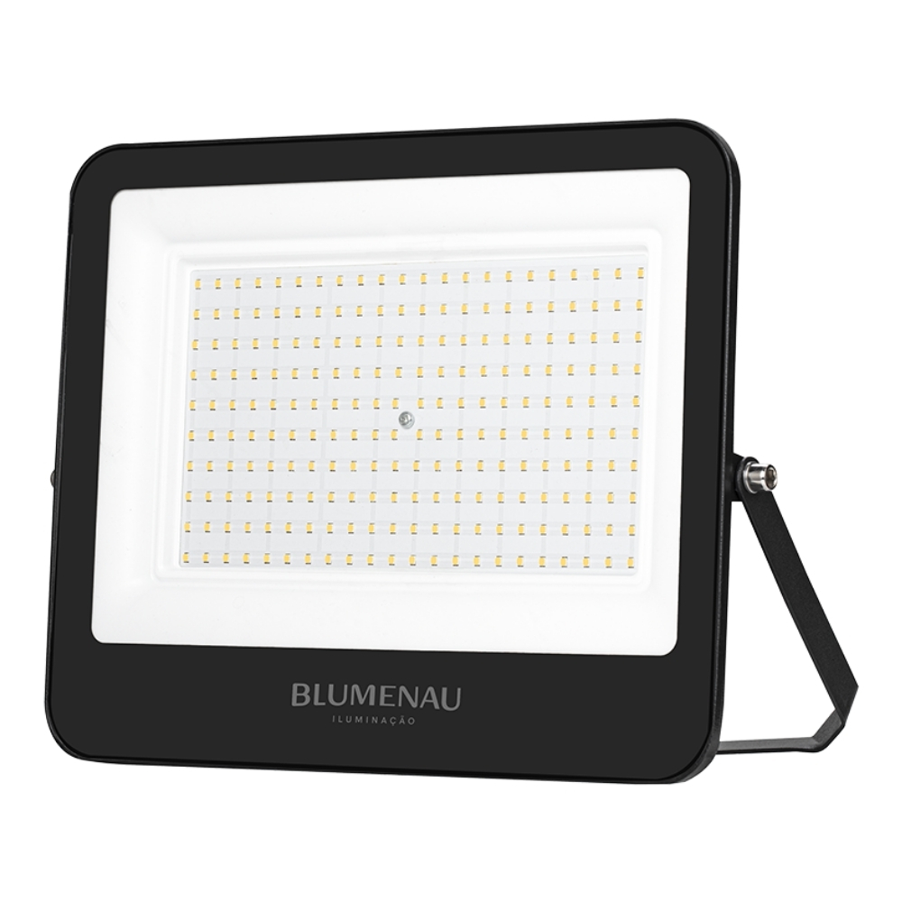 Refletor LED PRO 200W IP66 Bivolt 3.000K - Preto