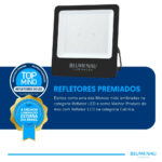 Refletor LED PRO 500W IP66 Alumínio Bivolt 6.500K - Preto