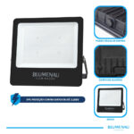 Refletor LED PRO 600W IP66 Alumínio Bivolt 6.500K - Preto