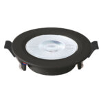 Spot Embutir Redondo ABS+PC 6W Bivolt LED 6.500K - Preto